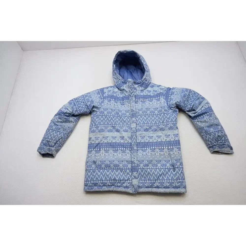 Columbia Insulated Puffer Jacket Full Zip Hooded Winter‎ Ski Snow Girls Sz XL